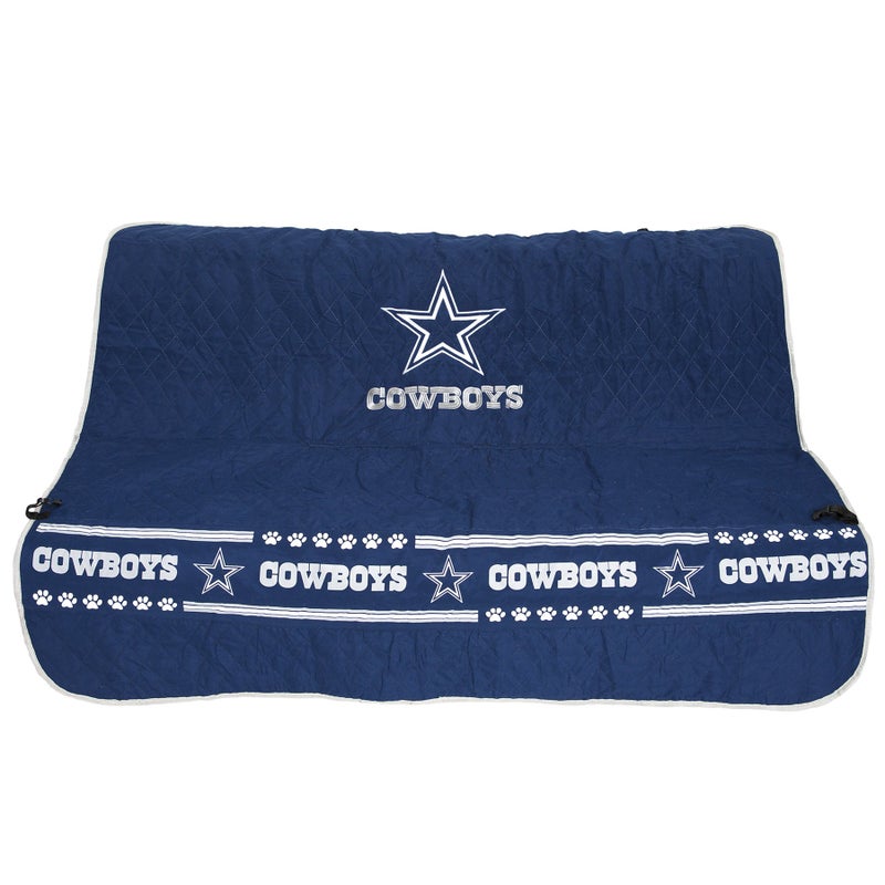 Pets First NFL CAR SEAT COVER - DALLAS COWBOYS Waterproof, Non-slip BEST Football LICENSED PET SEAT cover for DOGS & CATS,55 x 50 Inches - Image 2
